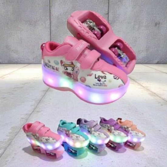 صورة سكوتر تزلج رياضي باربع عجلات – مقاس  (من 28 إلى 39)